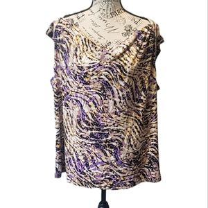 2x Jones Studio Separates brand sleeveless blouse